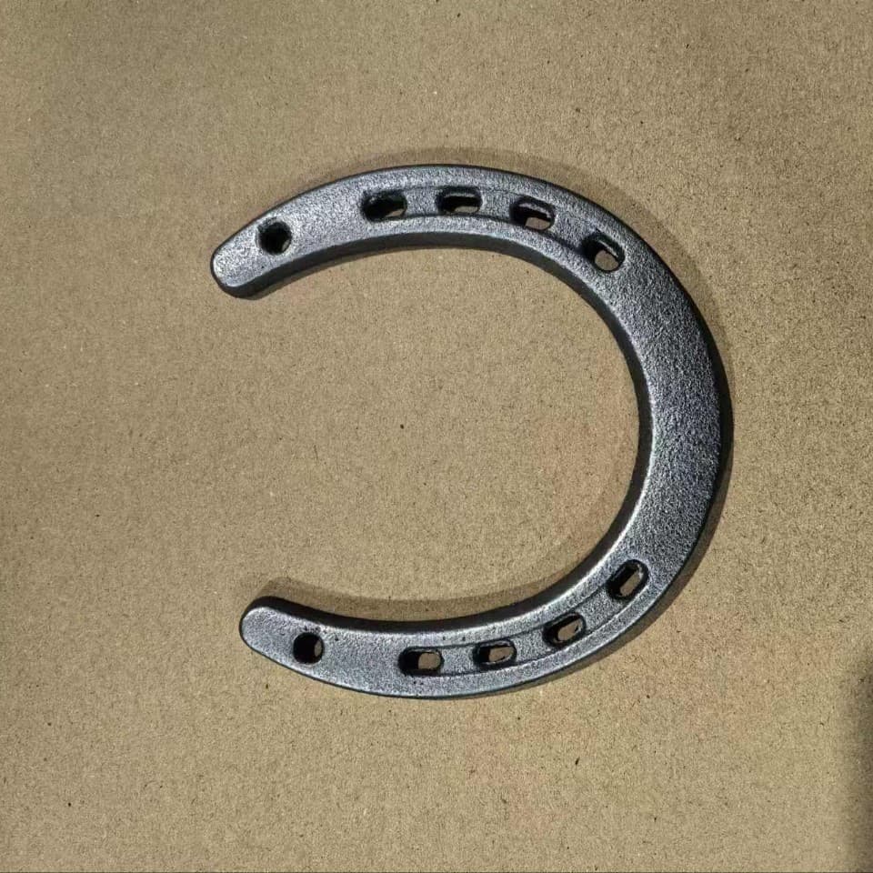 Cast Iron Horseshoe Wall Decor for Home Garden Durable Medium Horseshoe Farmhouse Door Wall Decoration
