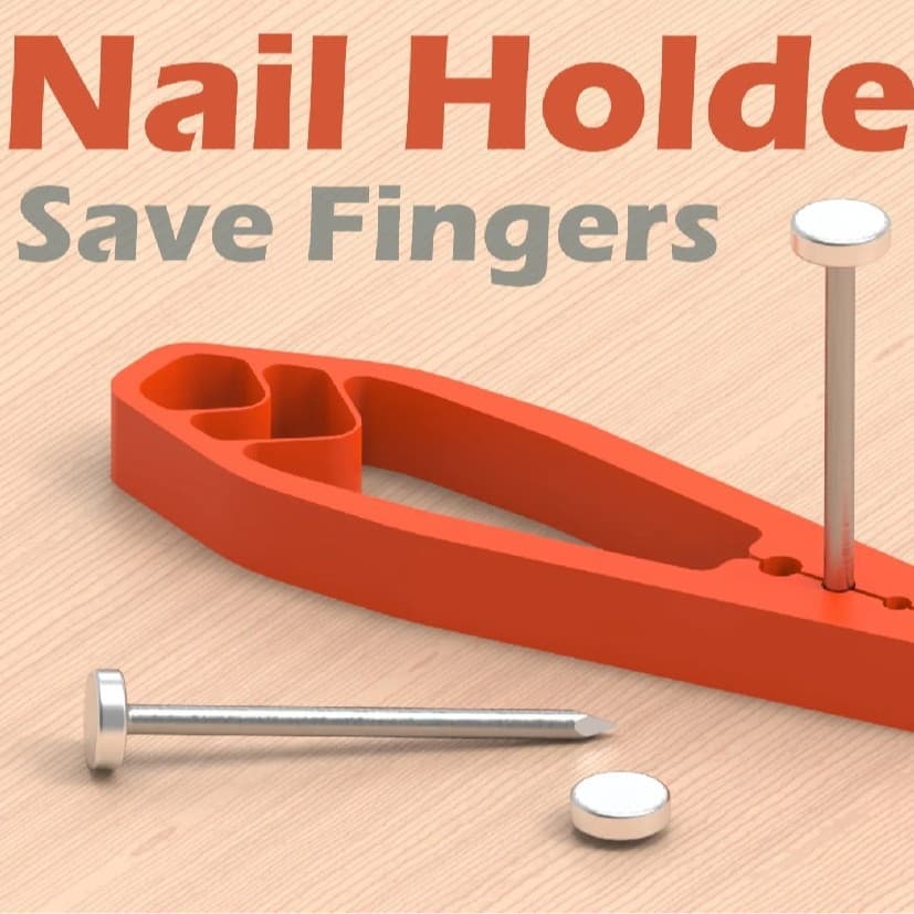 New Cross-border Nail Fixing Tools 3D Printed Decoration Woodworking Tool