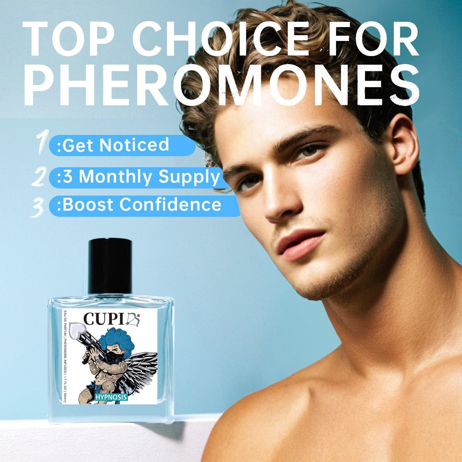 Cross-border Best-seller Cupid 50ml Cupid 2.0 Men's Cologne Dubai Vietnam Cupid Perfume In Stock
