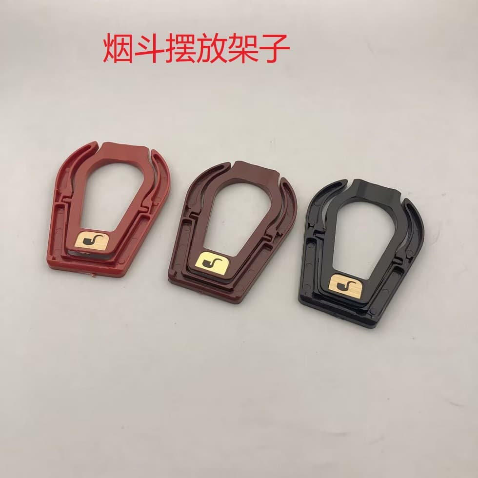 Wholesale Black Plastic Simple Foldable Pipe Stand from Manufacturer, Smoking Decor Display Stand Pipe Base