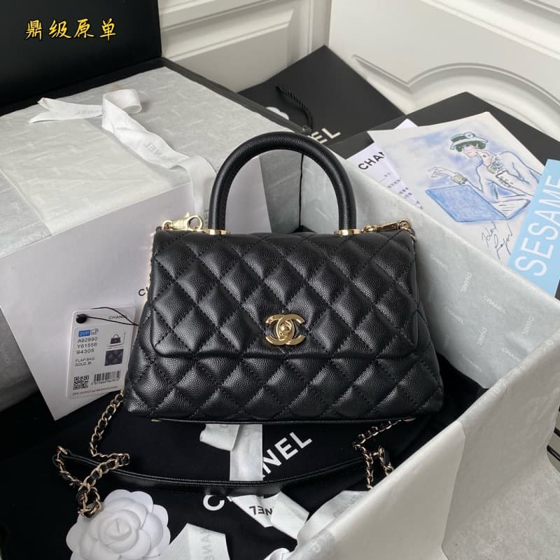 (Guangzhou Cross-border High Quality) New 25bag Caviar Bucket Bag Diamond Quilted Hobo Chain Underarm Shoulder Bag