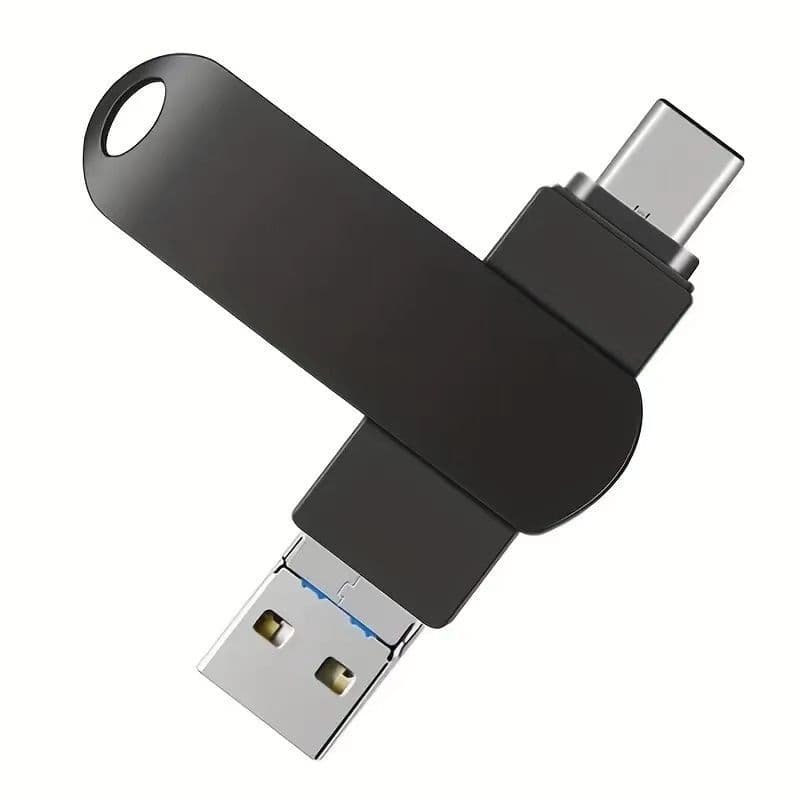 OTG USB-C Flash Drive 3 in 1 for iPhone, Apple Phone, Computer, Cross-Border 64GB USB 3.0 Pen Drive 1TB