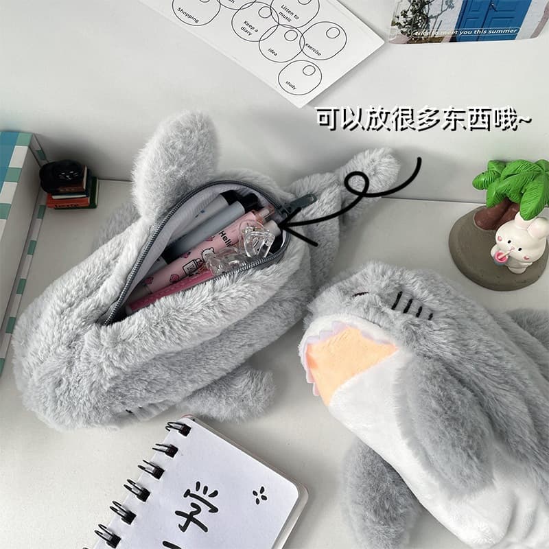 New Ocean Shark Pencil Case Cute Portable Large Capacity Storage Student Stationery Bag Creative Cartoon Gift Wholesale