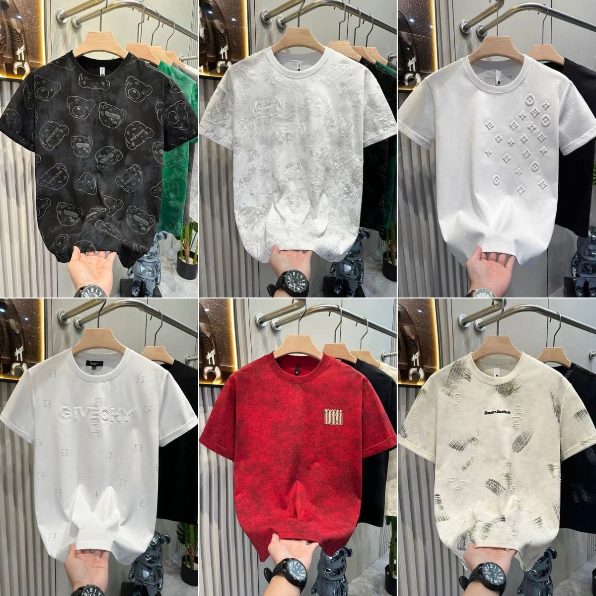 New Men's T-Shirt Loose Short Sleeve Top Men T-Shirt Spot Wholesale