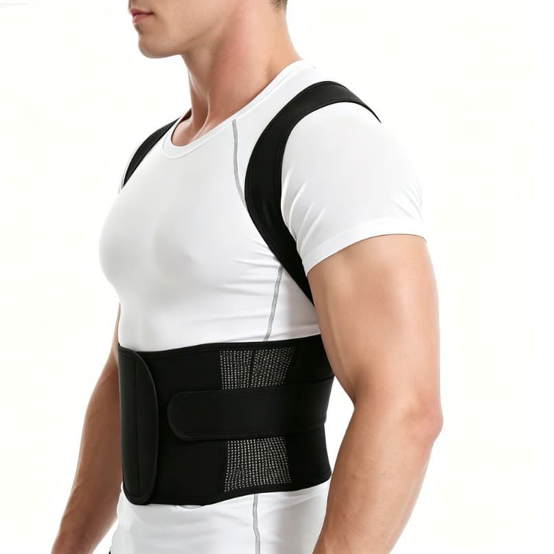 Comfortable Breathable Posture Corrector Adjustable Sitting Posture Corrector Waist Widened Back Support Belt