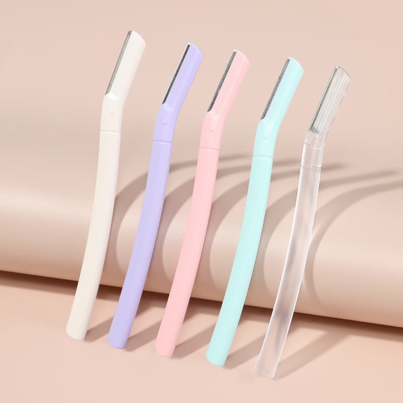Manufacturer wholesale women's eyebrow trimming blade set Beginner's safe eyebrow razor tool