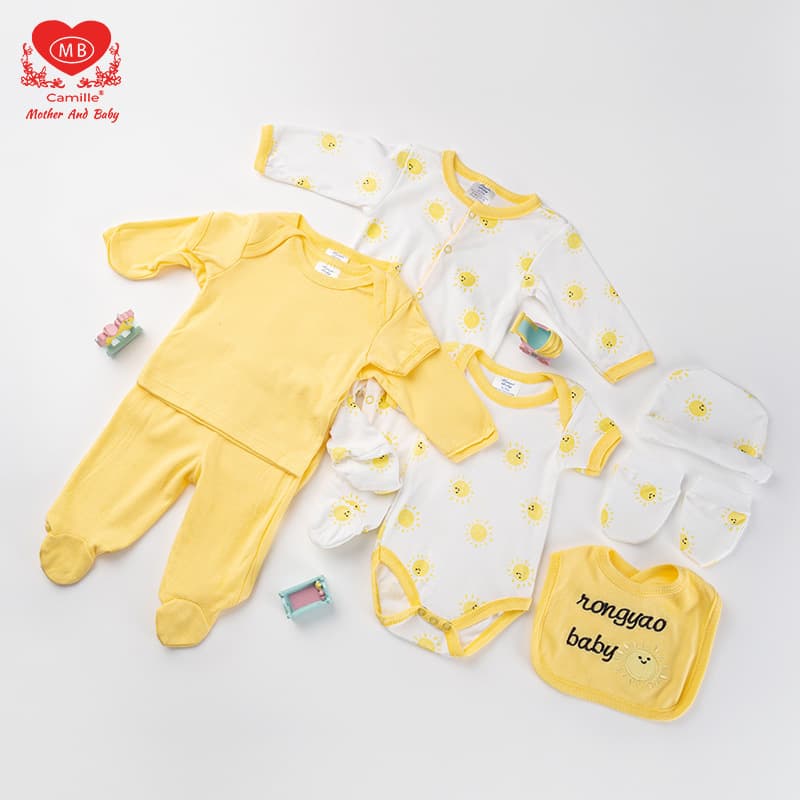 Baby Outfit Set for Newborns, Romper Crawling Suit, One-Piece Bodysuit for Infants, Spring and Summer Separates