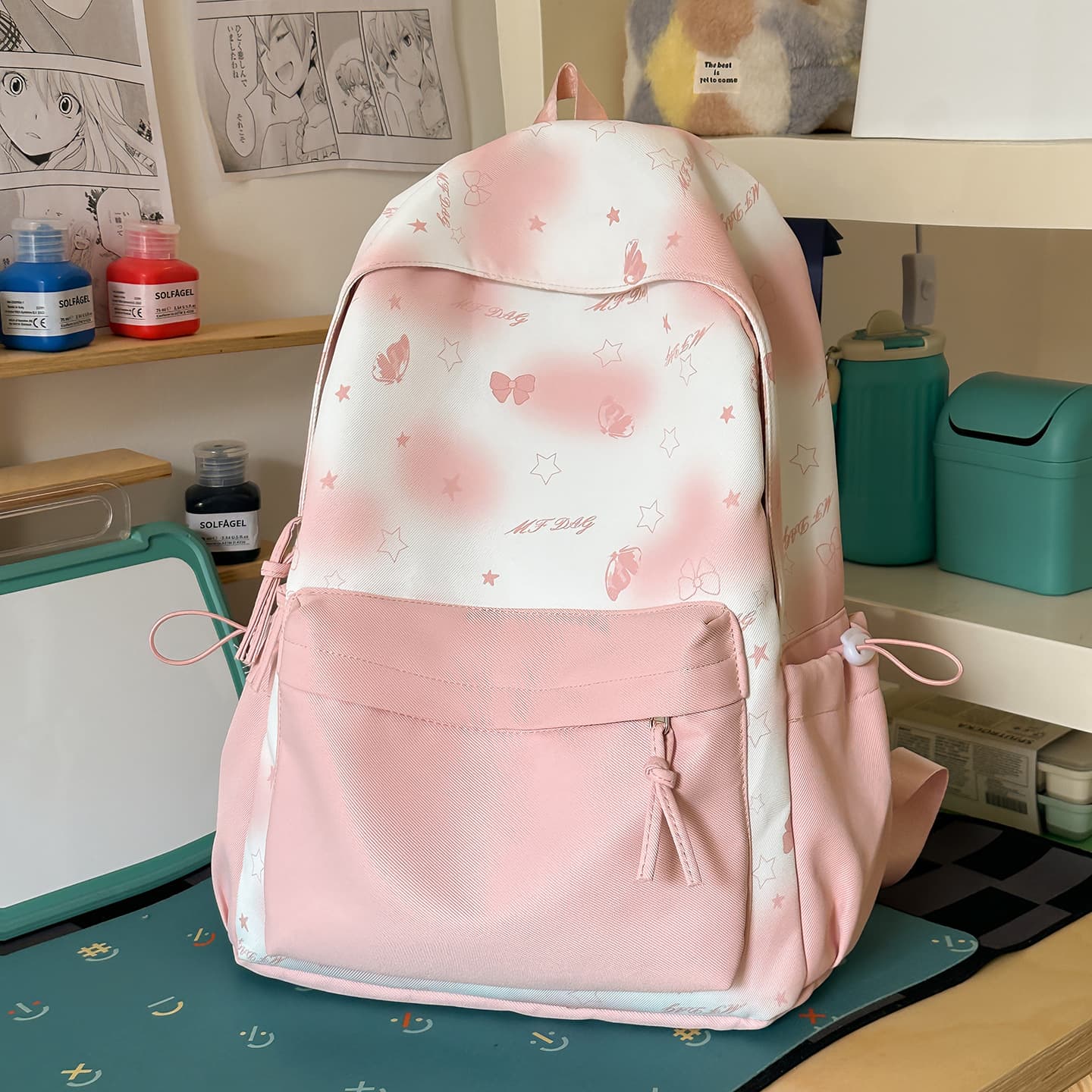 College Student High-Aesthetic Cute Backpack 2026 New Style Japanese & Korean Ins Style School Bag for Middle, High, and Elementary School Girls