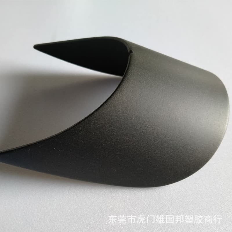 PE foam board visor plastic plate pe curved plate visor sheet visor plate pe board white black foam pe board