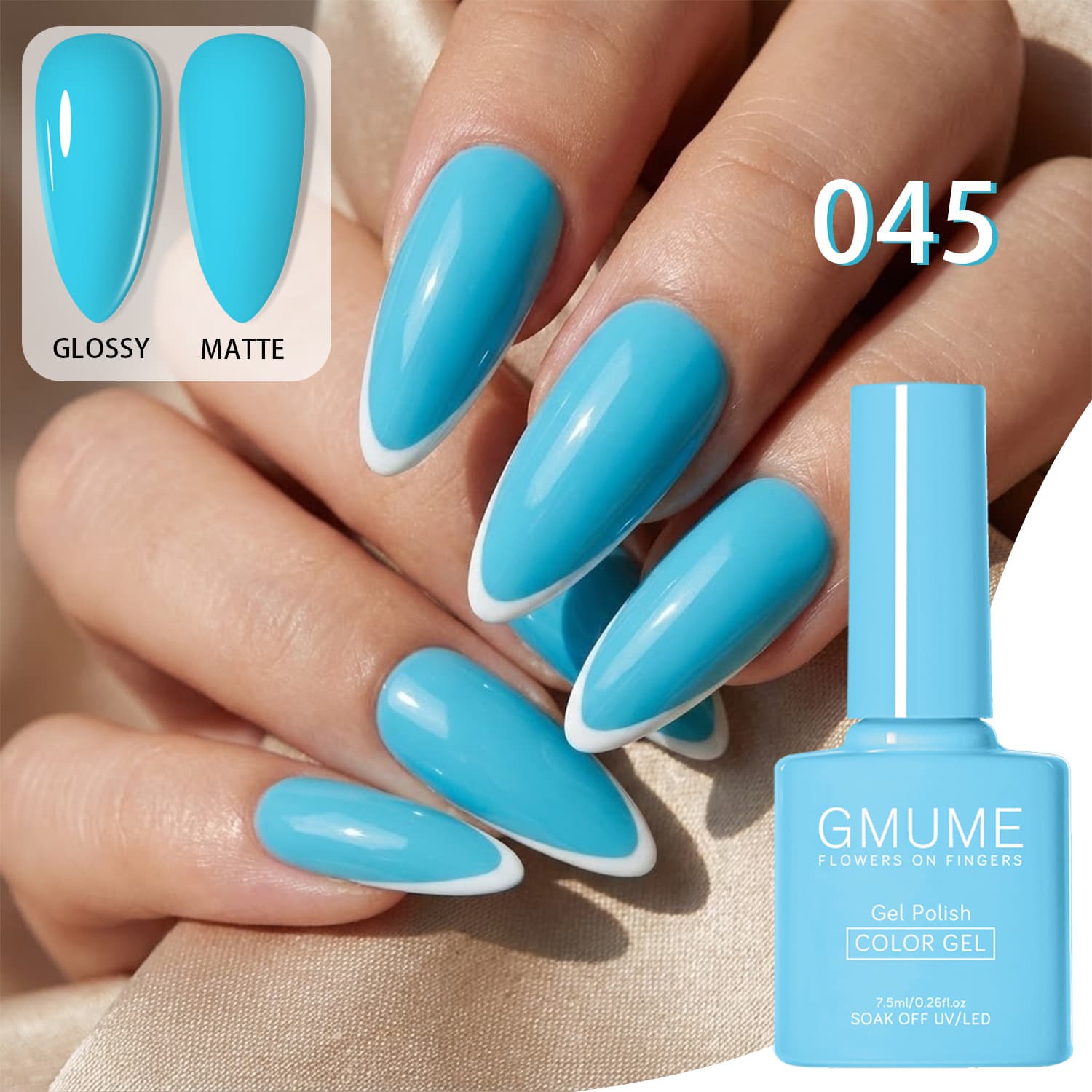 Cross-border Blue Series Hot-selling Color Bottle Gel Polish Spring Nail Polish Gel Popular Premium Feel for Nail Salons
