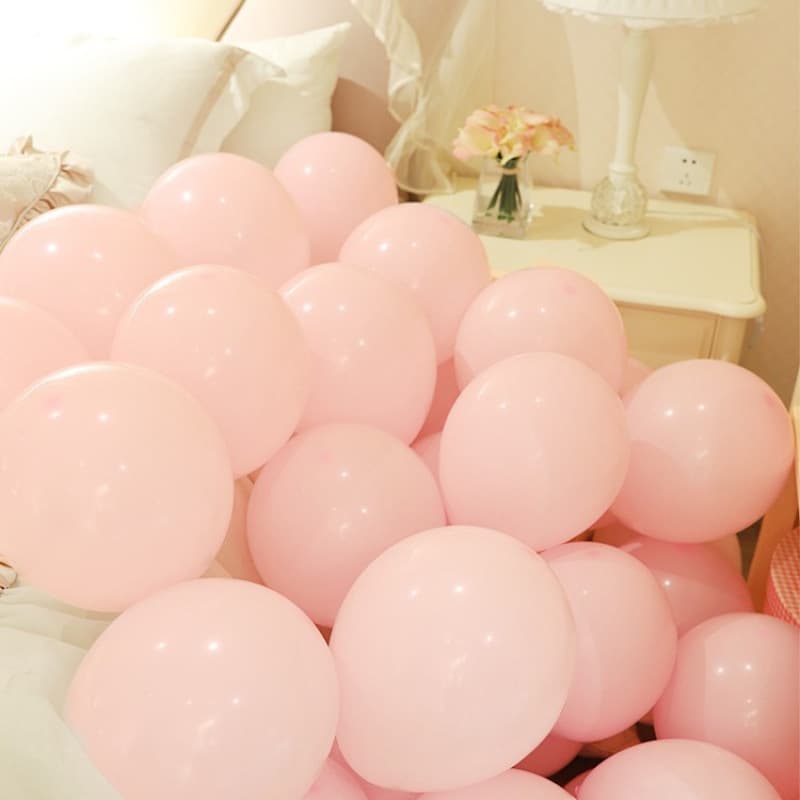 Balloon Wholesale Macaron Color Thickened Anti-Burst Shopping Mall Store Event Decoration Scene Birthday Setup Multiple Color Options