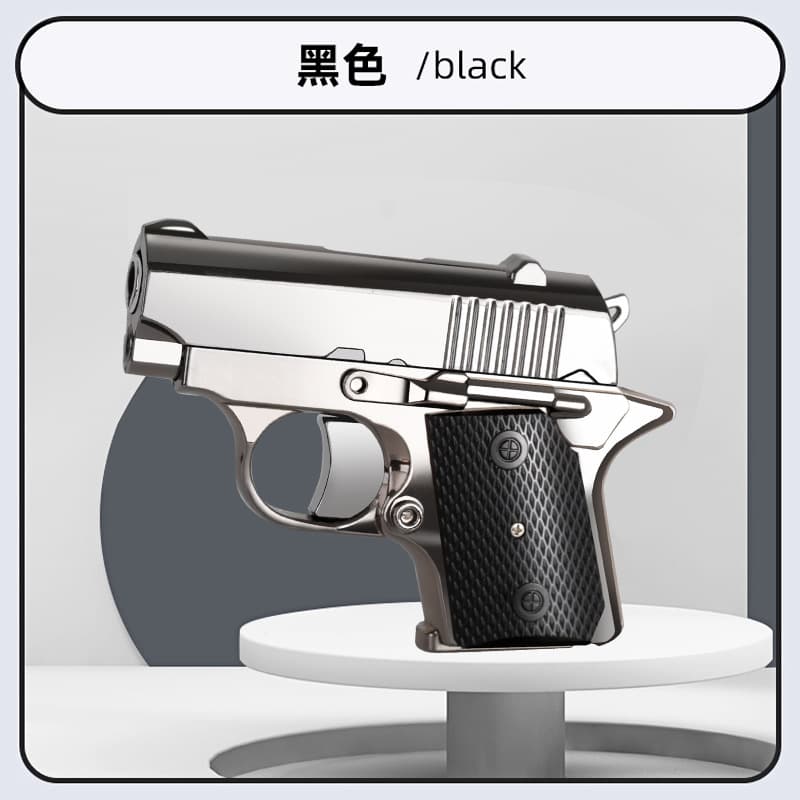 TikTok Viral One-Button Continuous Fire Carrot Gun Windproof Blue Straight Flame Carrot Q Lighter Personalized Creative Trendy
