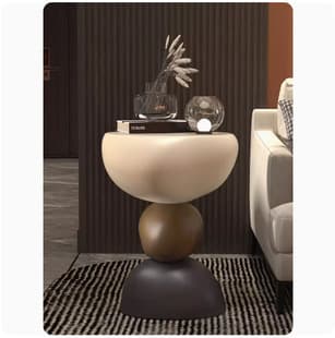 Yibeizi Creative Nordic Small Side Table Minimalist Modern Small Coffee Table Mini Corner Table Premium Creamy Home Decor