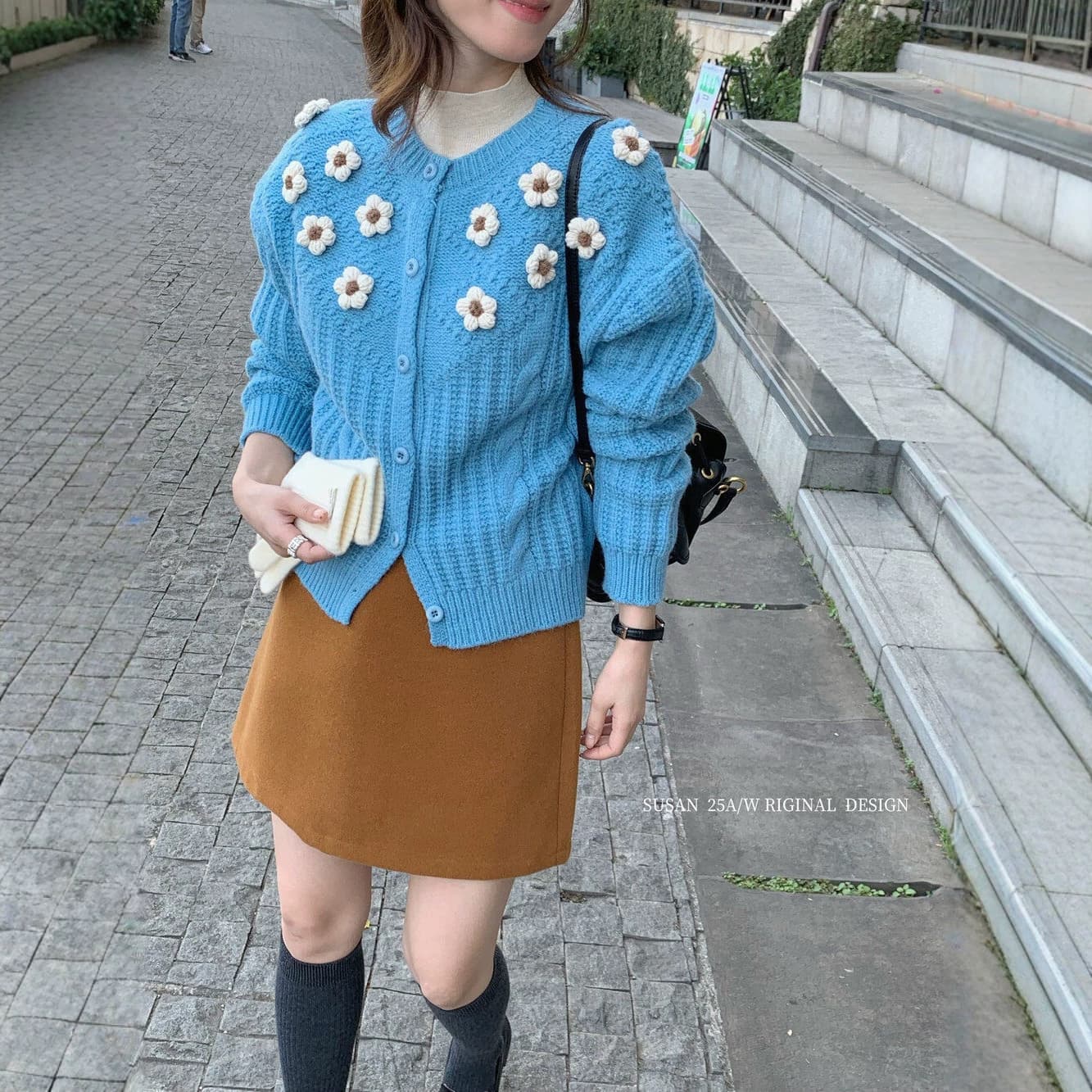 Recommended for Personal Collection~ Vintage Handmade Three-Dimensional Crochet Knit Cardigan for Women, New Winter Style, High-End and Beautiful Sweater