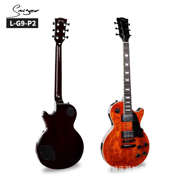 LP electric guitar with old design, rotten wood electric guitar factory wholesale r electric guitar cross-border hot selling style can be customized