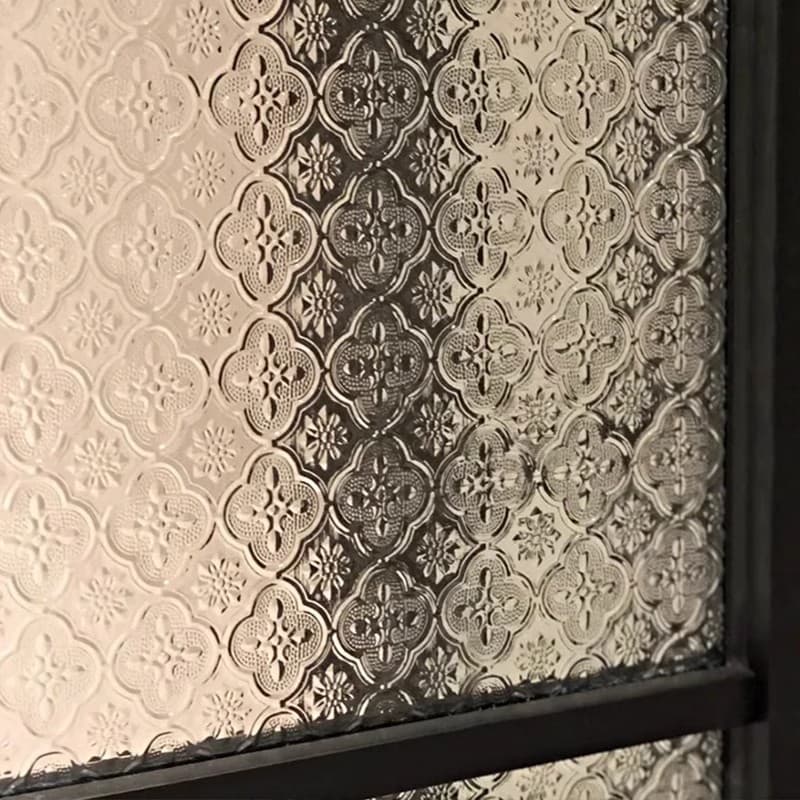 Begonia Flower Retro Glass Sticker Cabinet Decoration Bathroom Frosted Window Film Privacy Anti-Peeping