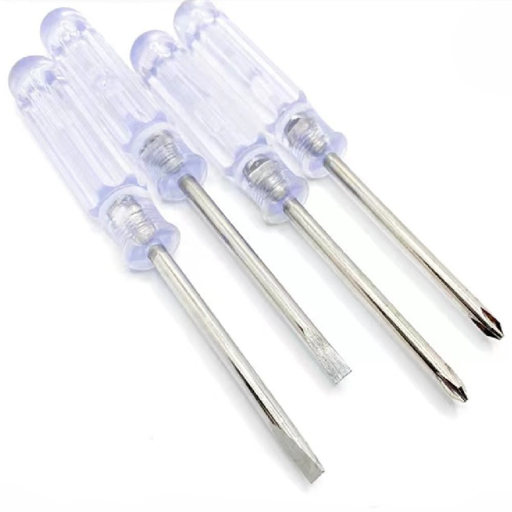 Crystal Transparent Screwdriver Multi-Function Phillips Slotted Screwdriver Driver Toy Delivery Gift Set Manufacturer Supply