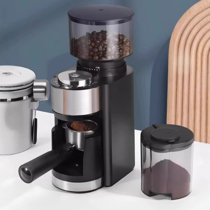 Automatic Coffee Bean Grinder Professional Manual Espresso Home Coffee Machine Grinder Cross-border Electric Grinder