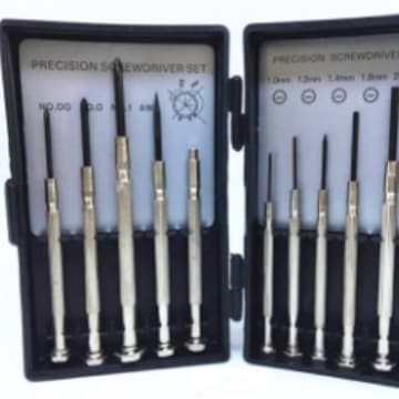 6-Piece Watchmaker Screwdriver Set, 11-Piece Watchmaker Screwdriver Set, 16-Piece Watchmaker Screwdriver Set
