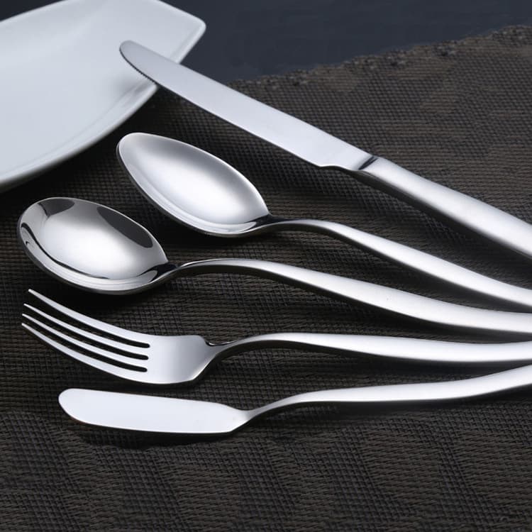 20 Piece Stainless Steel Dinnerware Set Knife Fork Spoon