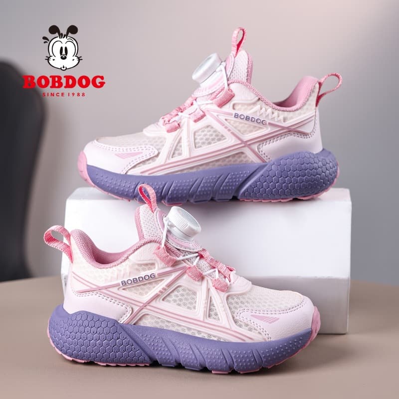 Babudou Girls Shoes 2026 New Summer Children Breathable Running Sports Dad Shoes Girls Mesh Shoes