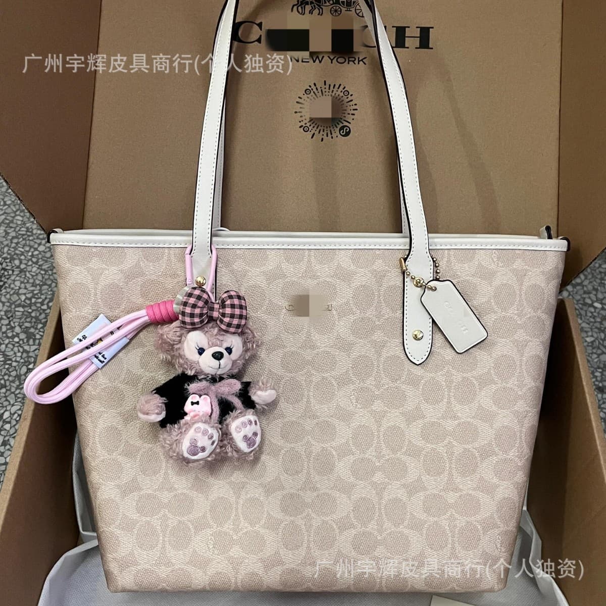 Koujia New High-Quality City30 Classic Monogram Tote Bag Large Capacity Shopping Bag Shoulder Handheld Underarm Bag