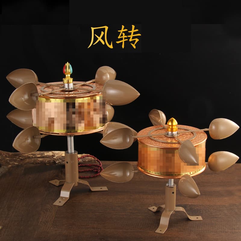 Wind Spinner in Various Sizes, Pure Copper and Stainless Steel Outdoor Decor, Exquisitely Crafted Home Ornaments