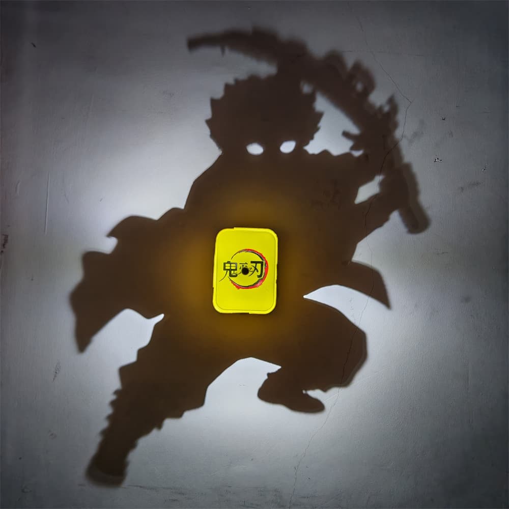 Projection Light Shadow Lamp - Zenitsu Agatsuma Demon Slayer Light Shadow - Naruto Kakashi Gaara Projection Lamp Shadow Lamp