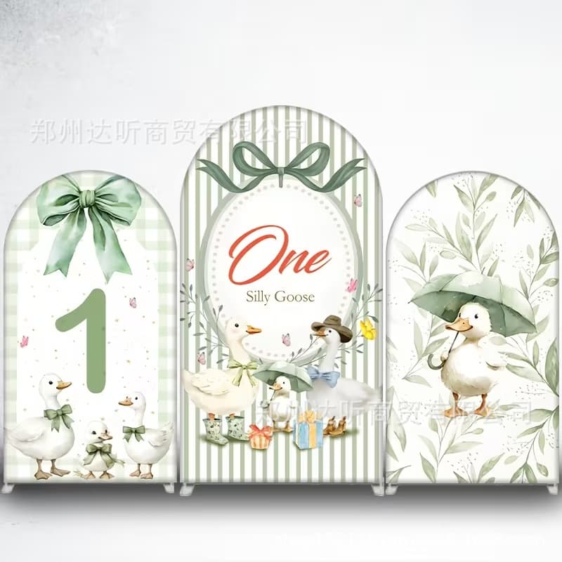 Amazon Temu Birthday Shower Baby Shower Gender Reveal Party Curved Cloth Cover Arch Backdrop Cloth