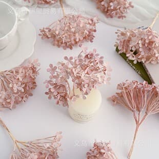 New Artificial Hydrangea Bouquet Living Room Flower Arrangement Decoration Accessories Handmade DIY Bouquet Hair Accessories