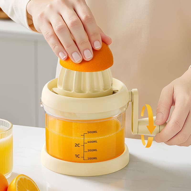 Manual Juicer Hand-press Juicer Household Orange Lemon Press Squeezer Hand-crank Fresh Juice Maker