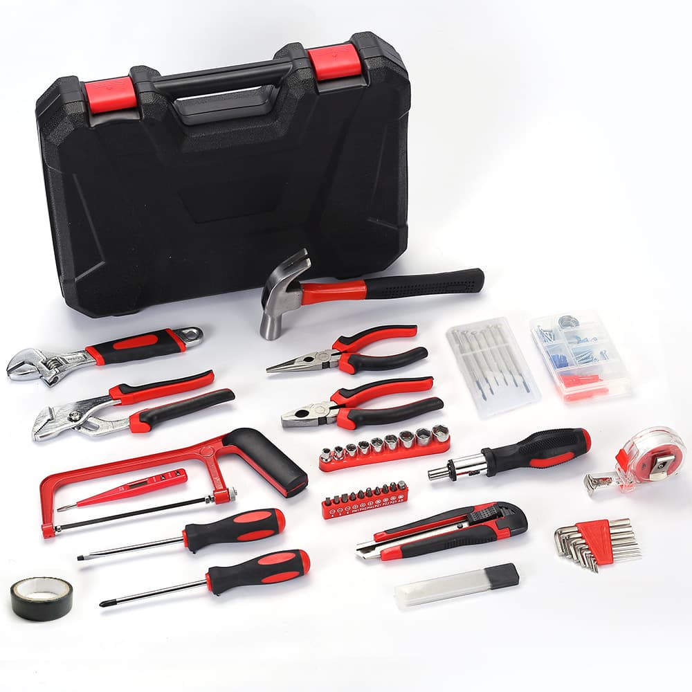Home Gift Hardware Tool Set Toolbox Electrician Woodworking Manual Repair Combination Kit Factory Wholesale