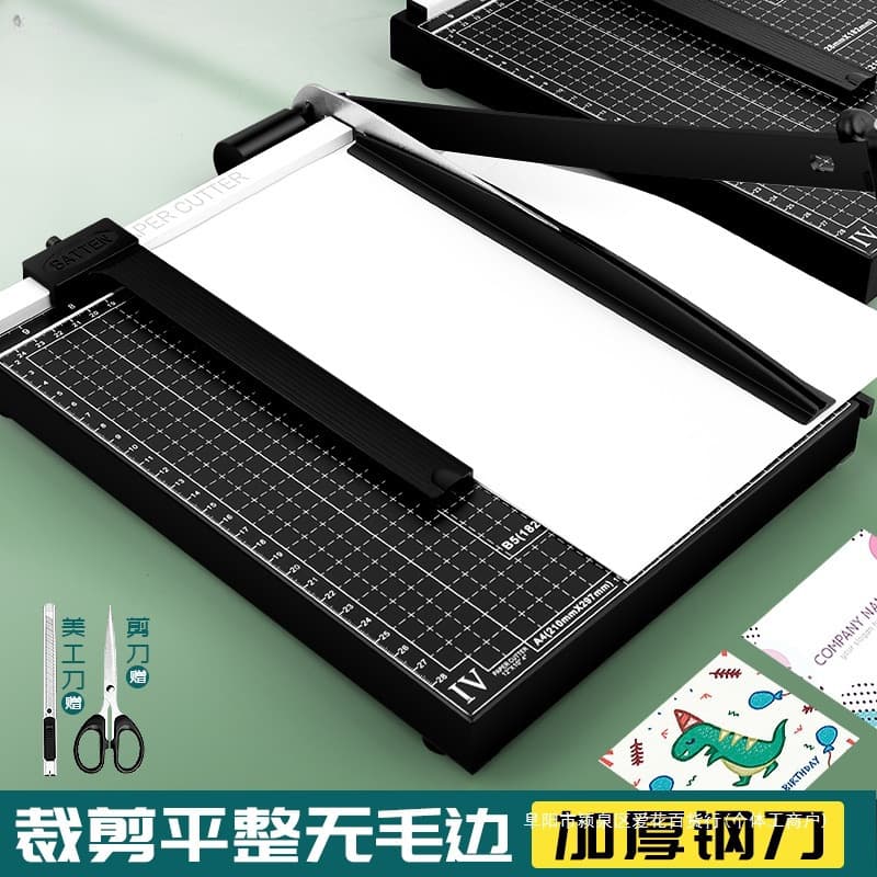 A4 Manual Paper Cutter Business Card Trimmer A5 Metal Steel Photo and Paper Cutting Machine