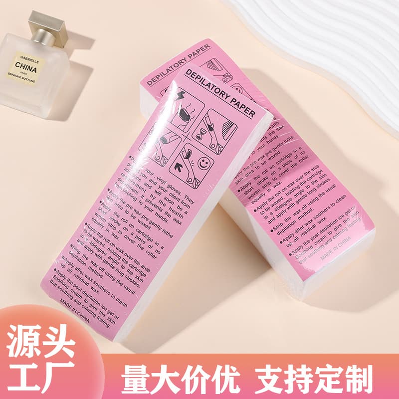 Depilatory Paper Skin-Friendly Soft Disposable Waxing Cloth Non-Shedding Residue-Free Cross-border Amazon Leg Hair Body Care