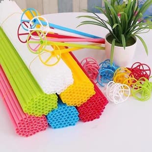 Factory Sale Thickened Aluminum Foil Balloon Sticks and Cups, Mixed Color Plastic Rods and Cups, 40cm Balloon Stick Wholesale