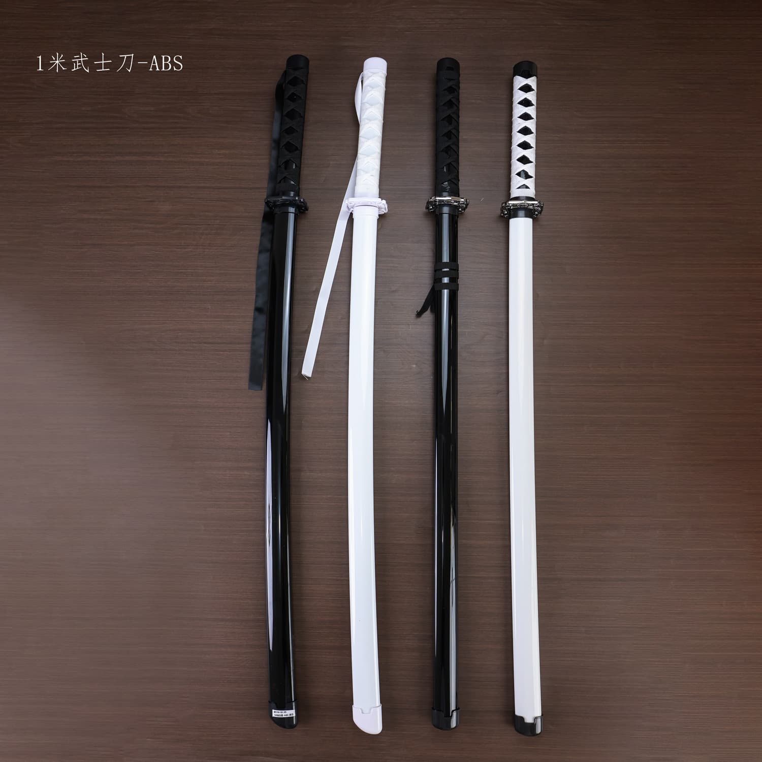 Trending Sleeve White Snow Wooden Toy Prop Photo Bamboo Sword Samurai Cosplay Sword High-Aesthetic Practice Samurai Blade Long Sword