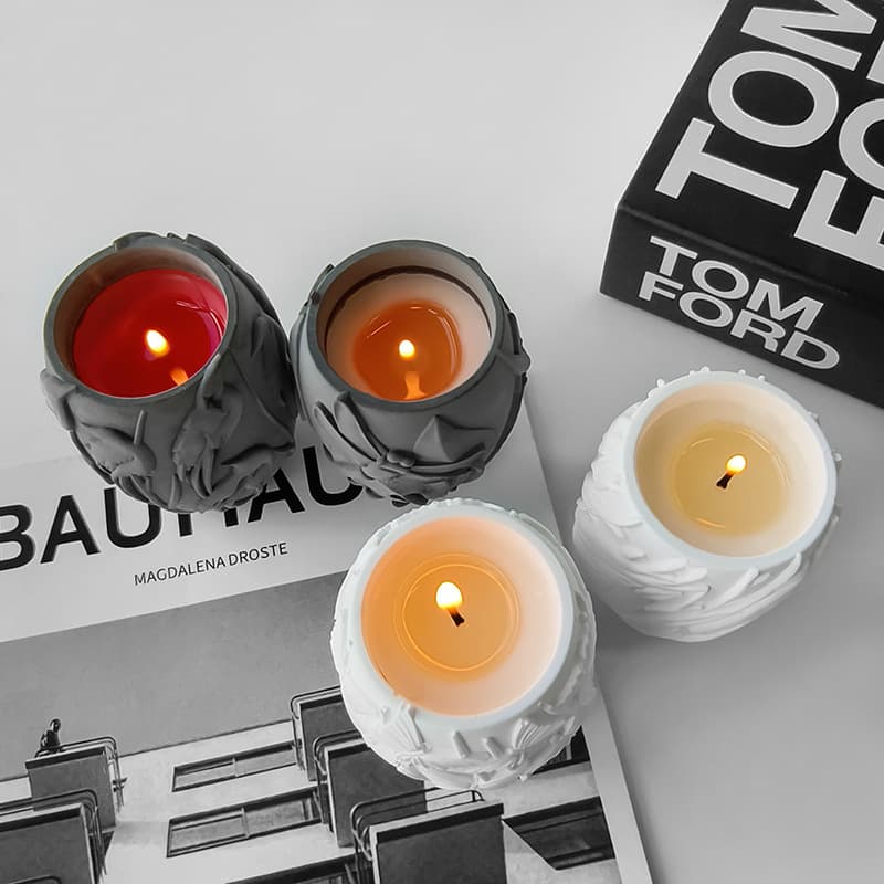 Jiahuimei Candle Silicone Mold Home Aromatherapy Candle Making DIY Cup Candle