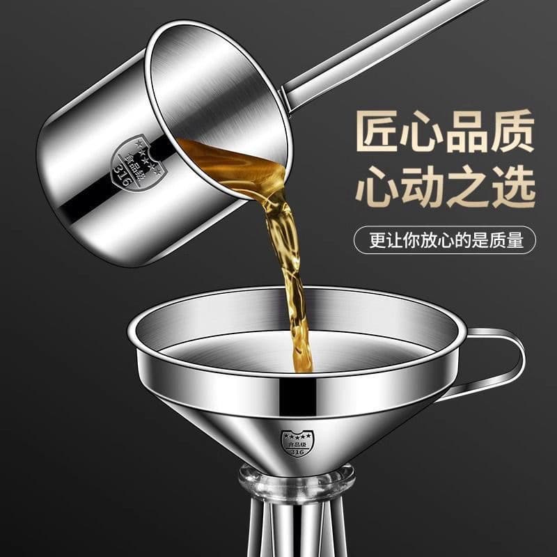 Stainless Steel Wine Dipper Square Handle with Hook Wine Ladle Flat Strip Long Handle Dipper Wine Scoop Alcohol Server Oil