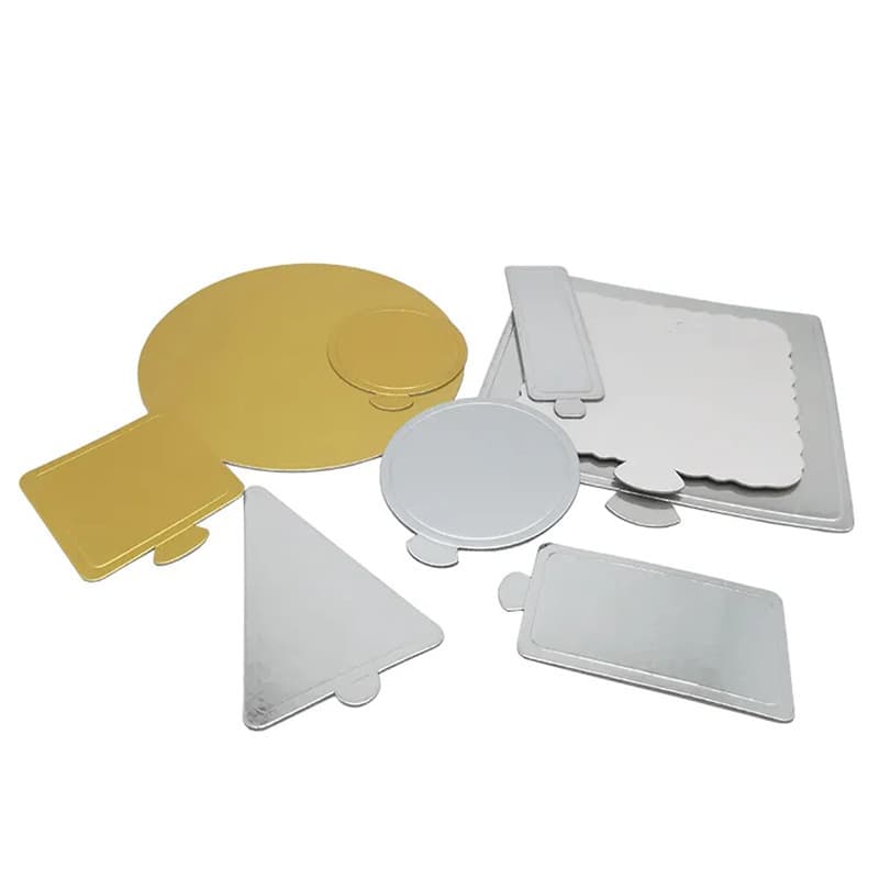 Various shapes and colors mini cake base cardboard cake mat mini cake tray mini cake boar
