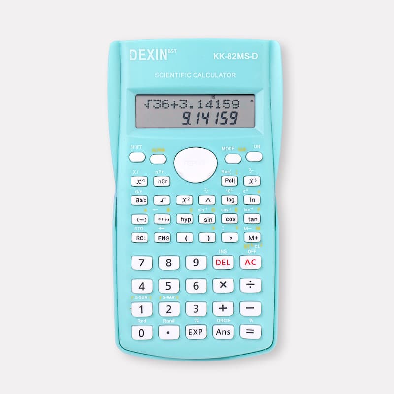 Dexin Scientific Function Calculator for College Students, Exam Handwriting Board Calculator, Multifunctional Electronic Calculator