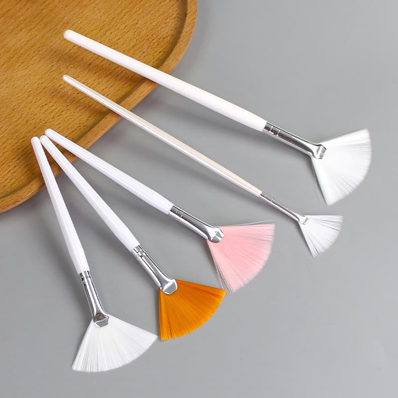 Beauty Tools Fan Brush Fruit Acid Brush Makeup Brush Beauty Mask Brush Modification Essence Brush Single Bag Wholesale