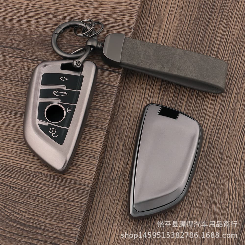 Compatible with BMW Key Case Cover for 1 Series 2 Series 3 Series 5 Series 6 Series 7 Series X1 X3 X5 Shell Buckle 530 325li Cross-border