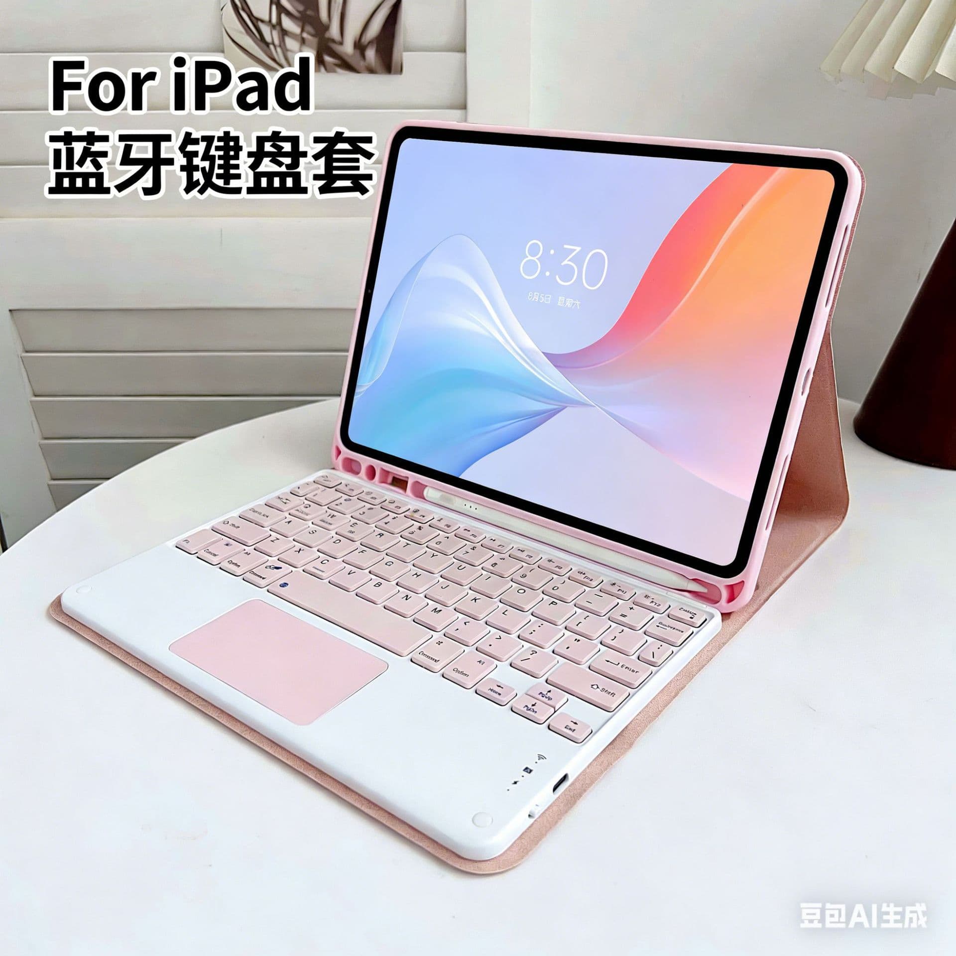 Bluetooth Keyboard Case for iPad 10th Gen, Air 11, Pro 11, Detachable Protective Cover with Touchpad, A16 Bluetooth