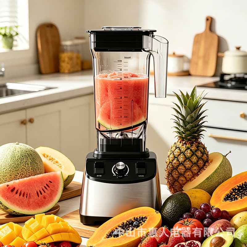 New Blender 2L High-Power Smoothie Maker 2200W High-Speed Blender Juicer Food Processor Blender