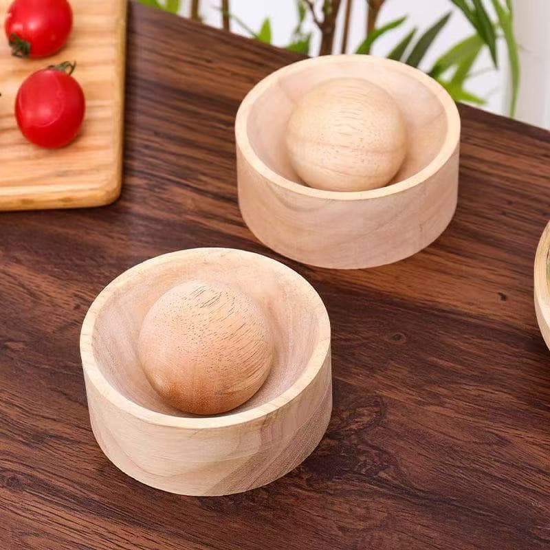 Solid wood round rolled dough dumpling household leather bun mold pressed dumpling wrapper artifact glutinous rice dumpling wrapper artifact