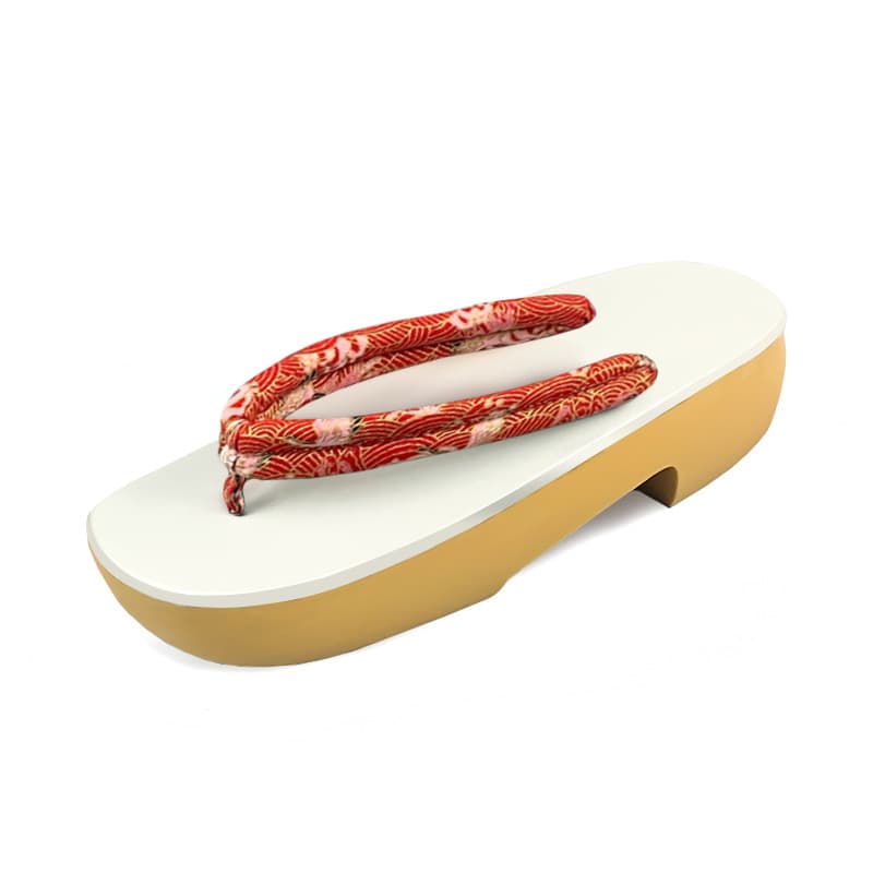 Japanese Soft-Soled Clogs Original Cos Sandals Wedge-Heeled Wooden Clogs Special for Dancers High-Heeled Flip-Flops Geisha Wooden Clogs