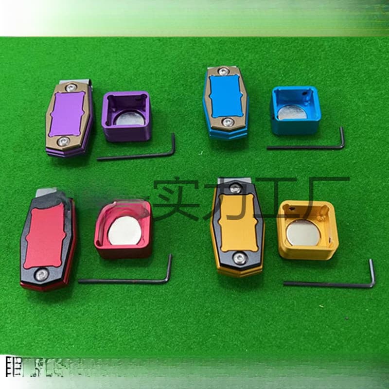 Aluminum Alloy Billiards Chalk Holder American Style Cue Tip Chalker