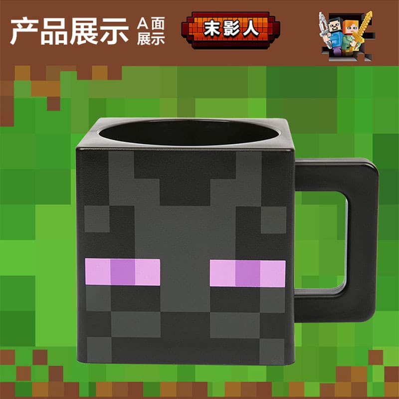 Minecraft Mug Ender Man TNT Creeper Cup Game Merchandise Kids Water Cup