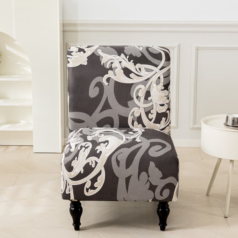 Cross-border Trade Amazon Stretch Chair Cover for Fat Stool, Armless Single Sofa Cover, Hotel Chair Cover, Chair Slipcover
