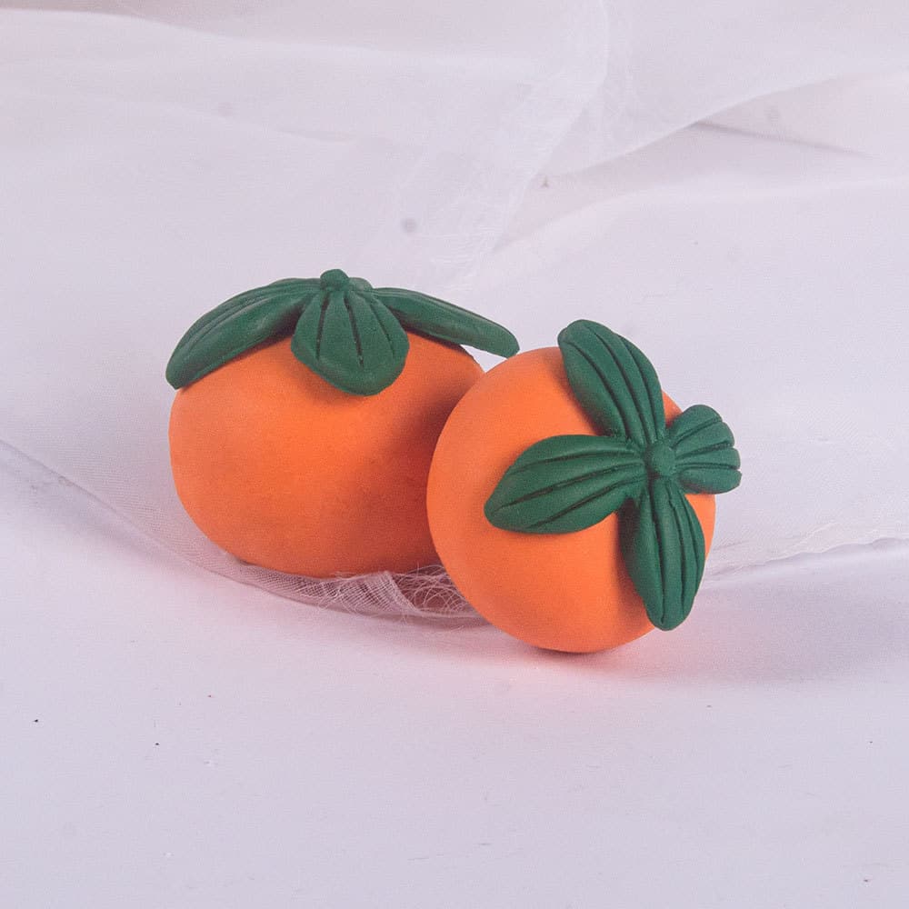 Everything Goes Well Persimmon Handmade Polymer Clay Persimmon Housewarming Birthday Cake Decoration Ornament